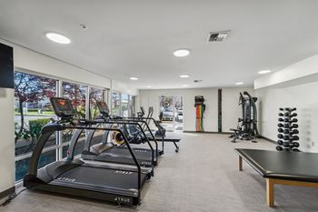 Renovated resident fitness center
